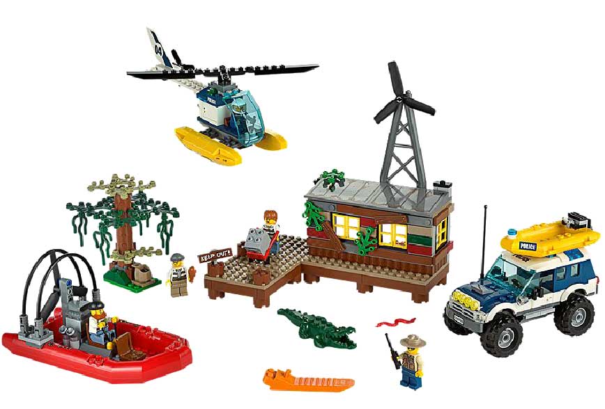 LEGO® City kocke Skrovište lopova LE60068