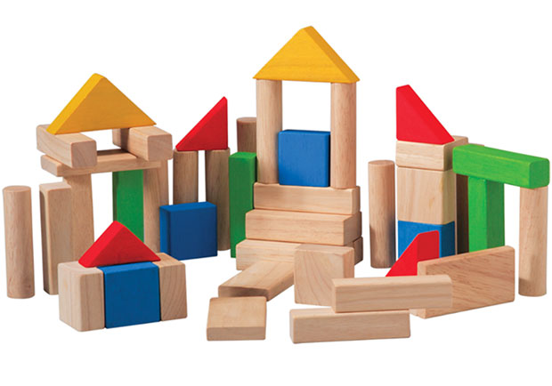 Plan Toys drvene kocke 50 komada 5535