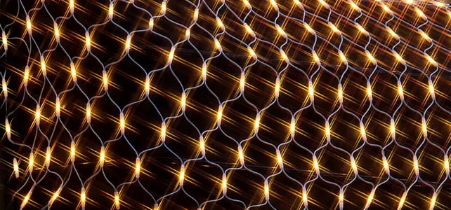 Novogodišnje Lampice Mreža Za Spoljnu ili Unutrašnju Upotrebu 2 x 2 m KDL 137