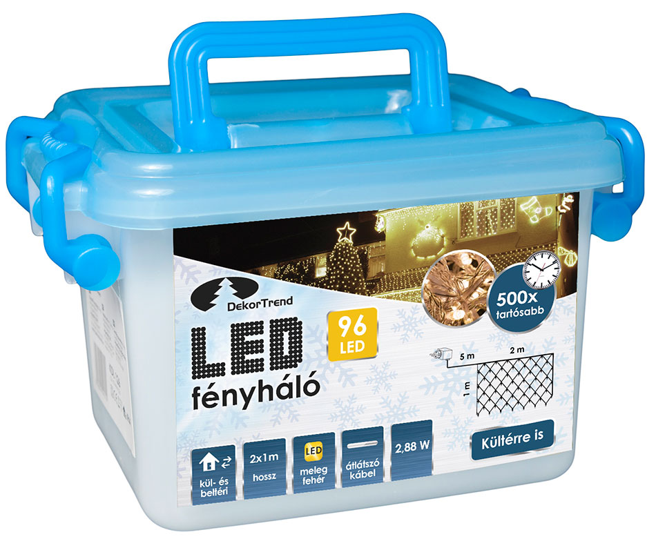 Novogodišnje Lampice LED Zavesa Za Spoljnu ili Unutrašnju Upotrebu 2 x 1 m KDL 147 - Image 1