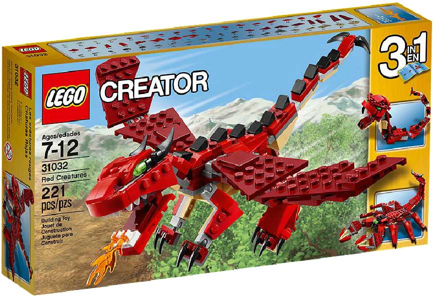 LEGO® Creator kocke 3u1 Crvena stvorenja LE31032
