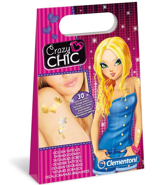 Clementoni zlatne tetovaže Crazy Chic 
