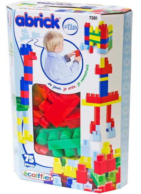 Ecoiffier Abrick Kocke u kutiji 75 komada SM007381