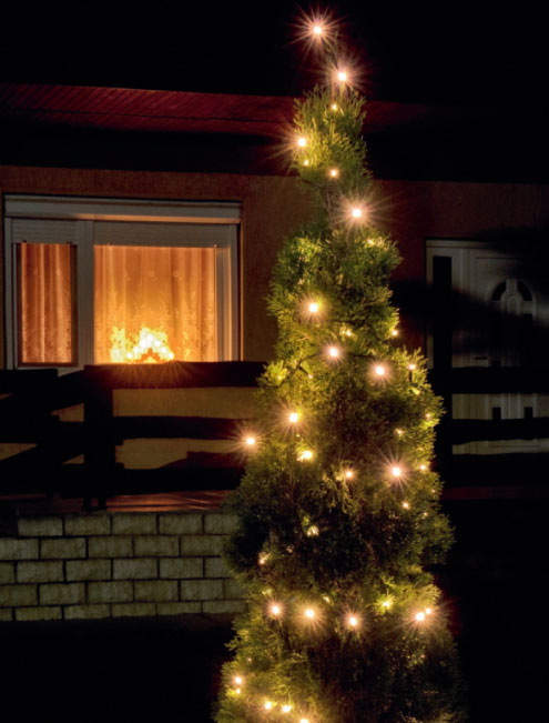 Novogodišnje LED lampice 200 kom 14 metara LED208/WW spoljna i unutrašnja upotreba