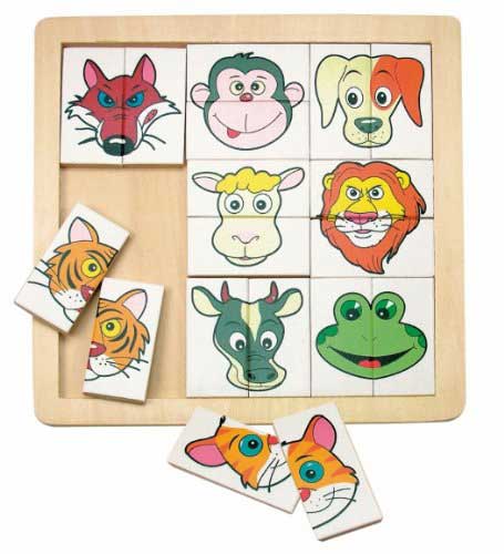 WoodyLand - Puzzle za najmlađe: Likovi životinja 90312 - Image 1