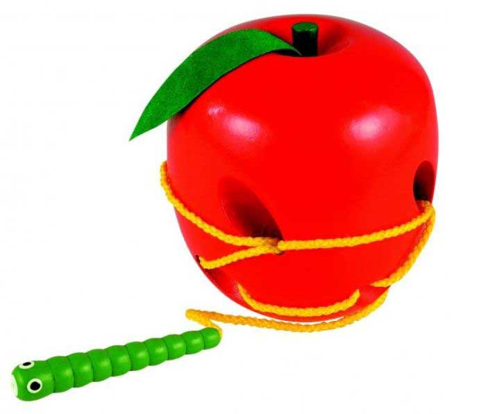 WoodyLand - Igra pertlanja Jabuka i crv 90471 - Image 1