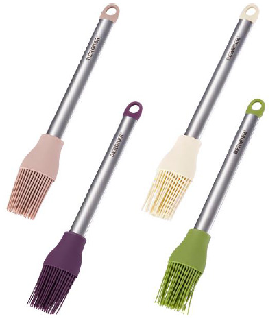 Bergner Silikonska kuhinjska četkica Flexi Kitchen Cream BG-3368-CR