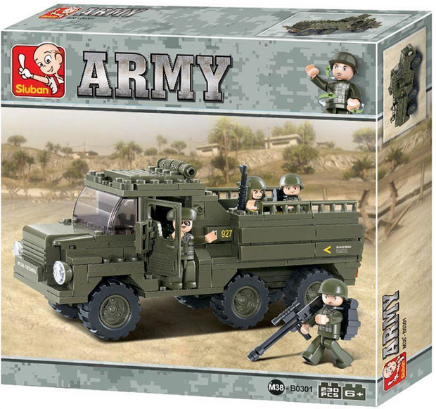 Sluban kocke vojnički kamion 230 kom 6270553 263-M38B0301