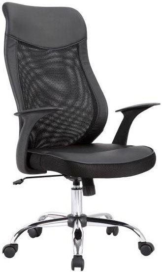 Kancelarijska Fotelja Teo MSI Crni Mesh