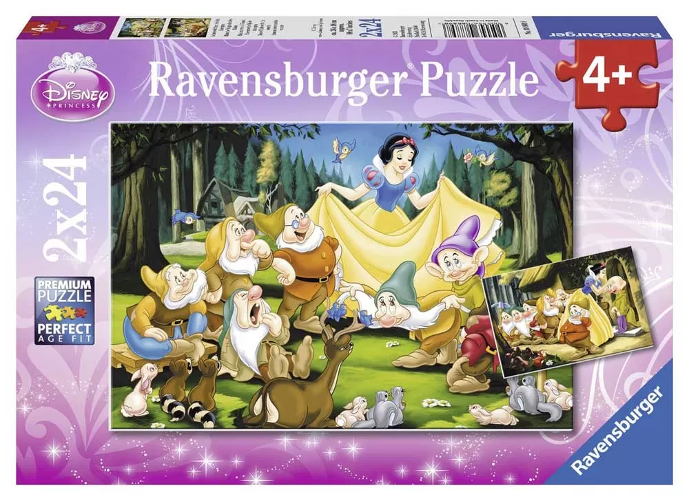Ravensburger puzzle Snežana i 7 patuljaka 2x24 dela 01-088898