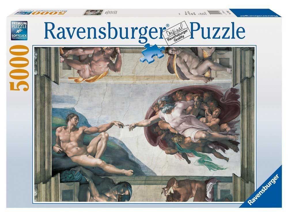 Ravensburger slagalica Michelangelo - Creation Of Adam 5000 delova 01-174089
