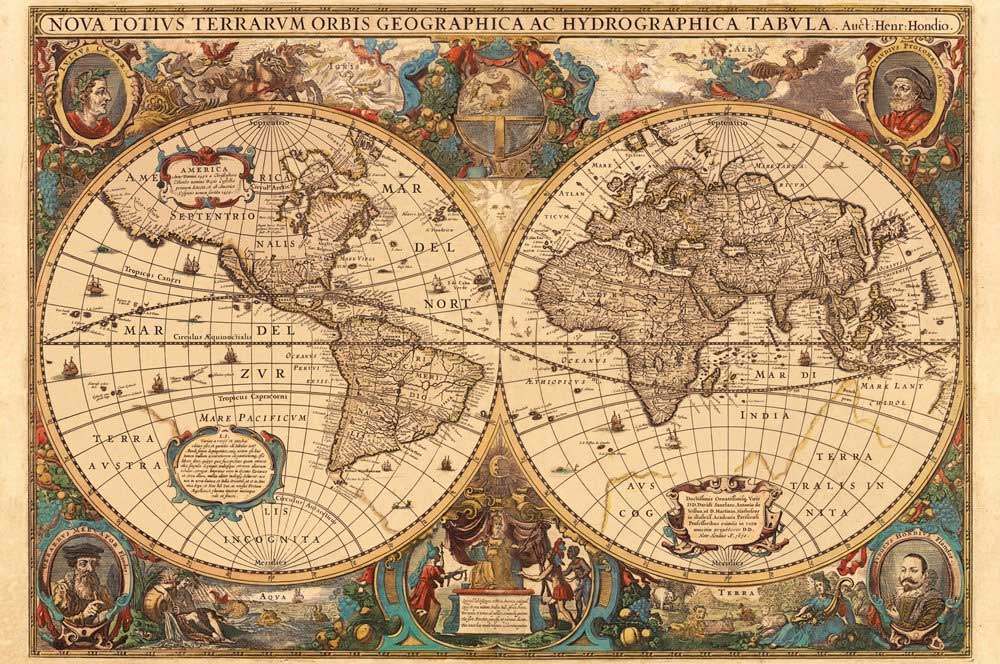 Ravensburger puzzle Antique World Map 5000 delova 17411 - Image 1