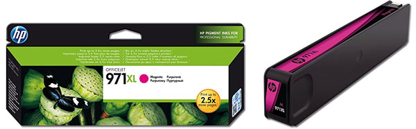 HP No.971XL Magenta Original Ink Kertridž CN627AE