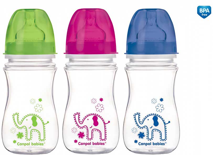 Canpol Babies Antikolik flašica za bebe 240ml Easy Start Colorful Animals 35/206