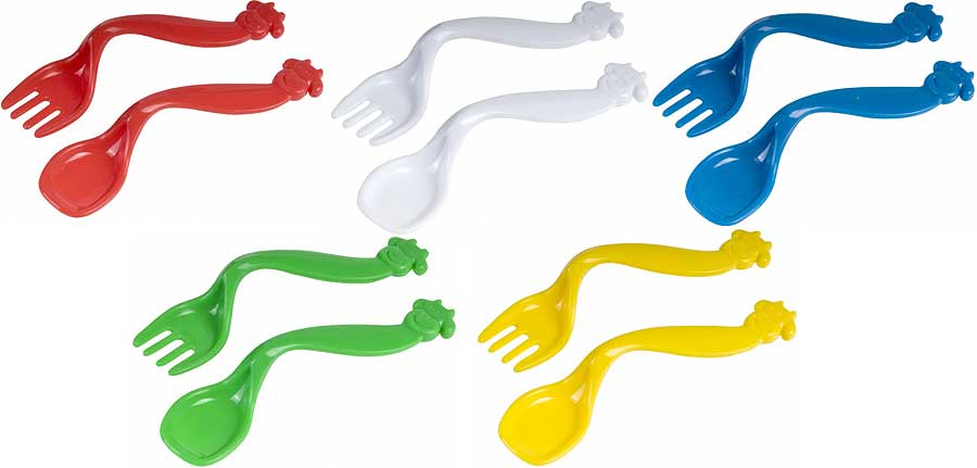 Canpol Babies Kašika i viljuška za bebe Kravica 2/105