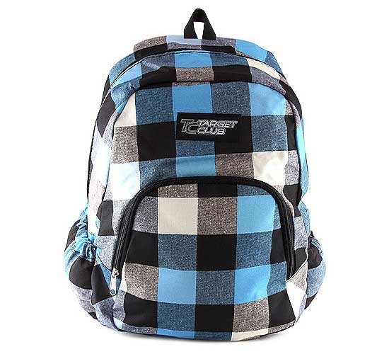 Target Club Ranac za školu Squares Blue 17207