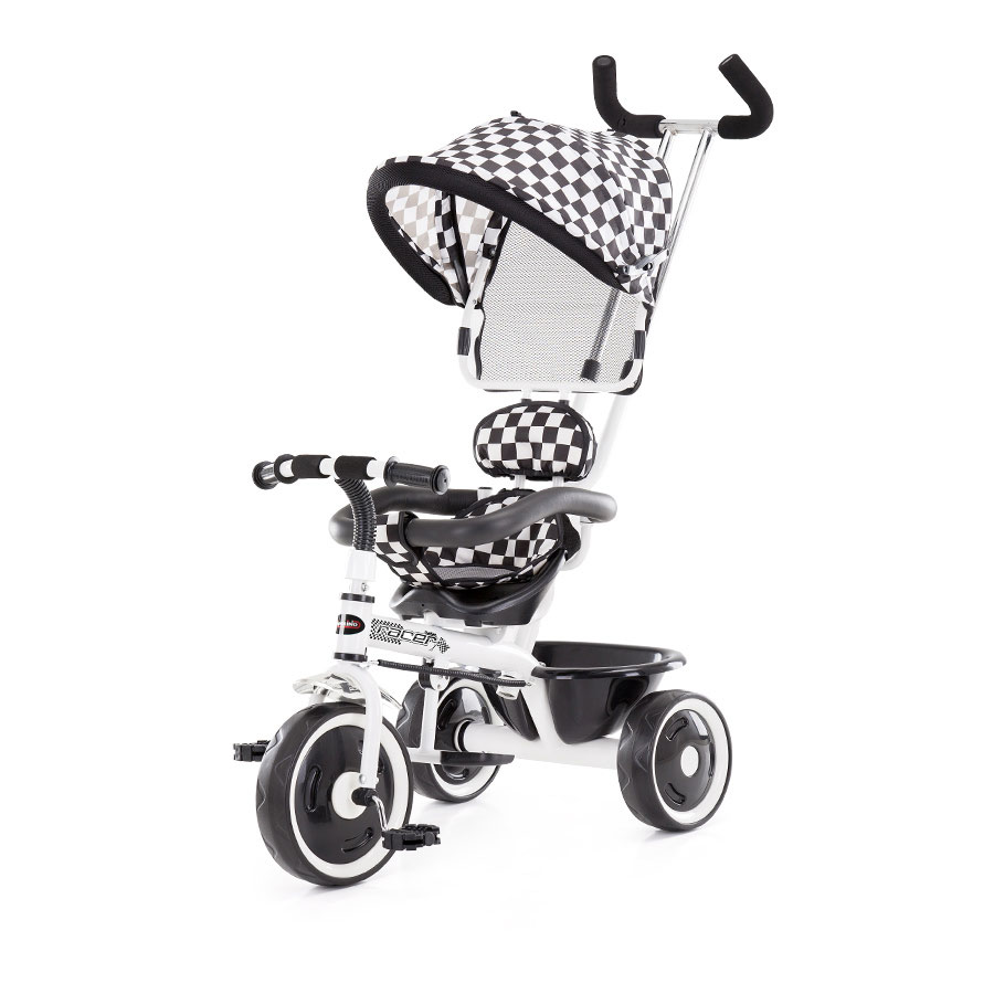 Chipolino tricikl - guralica RACER - Beli TRKR01503WH