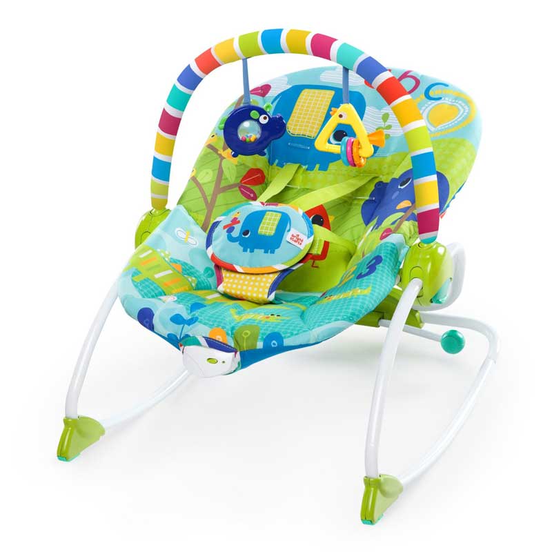 Baby Einstein Ležaljka sa vibracijom za decu do 18kg Merry Sunshine Multicolor