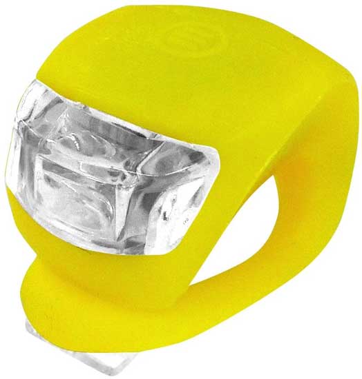 Zadnja LED bljeskalica Svetlo za bicikl Xplorer žuta 6235