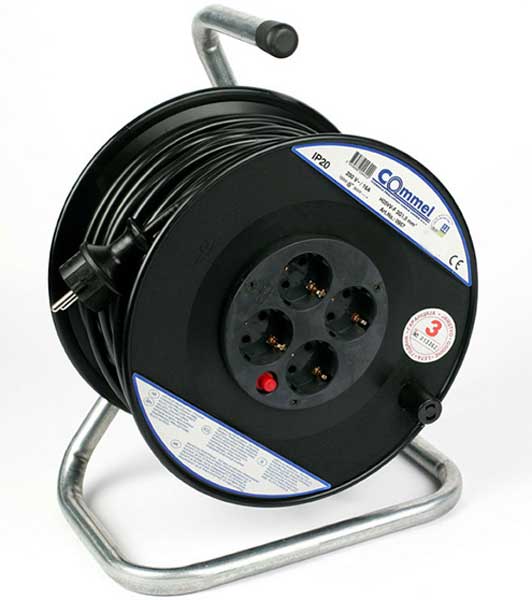 Produžni kabl sa motalicom 25m Commel C0955
