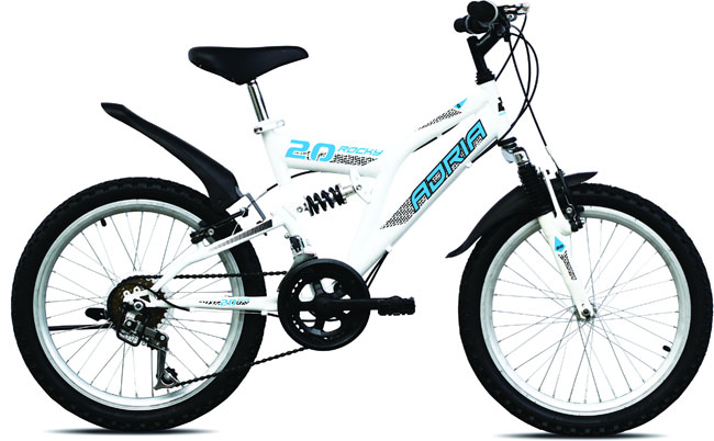 Dečiji bicikl Adria Rocky 20HT Anniversary 916005 bela