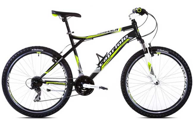 Bicikl Capriolo Adrenalin crno zeleno 914430-18 ram 18