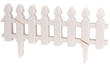 Baštenska Ogradica Pro Garden 2.4 m x 30 cm Bela - Image 1