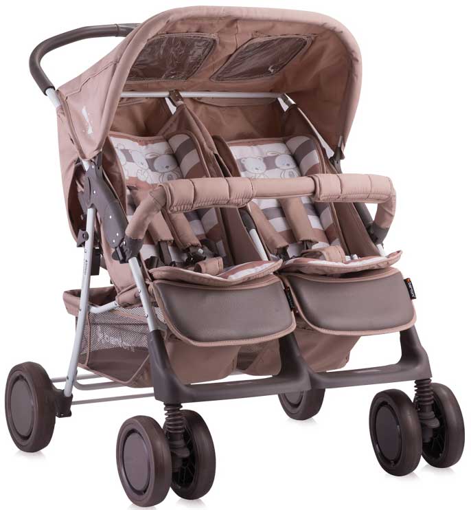 Bertoni Lorelli Kolica za blizance Beige Friends