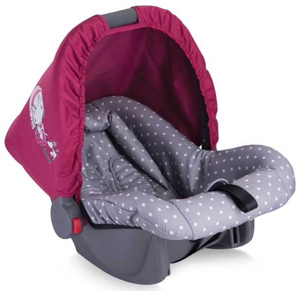 Bertoni Lorelli Dečje auto sedište Bodyguard Grey n Pink Girl