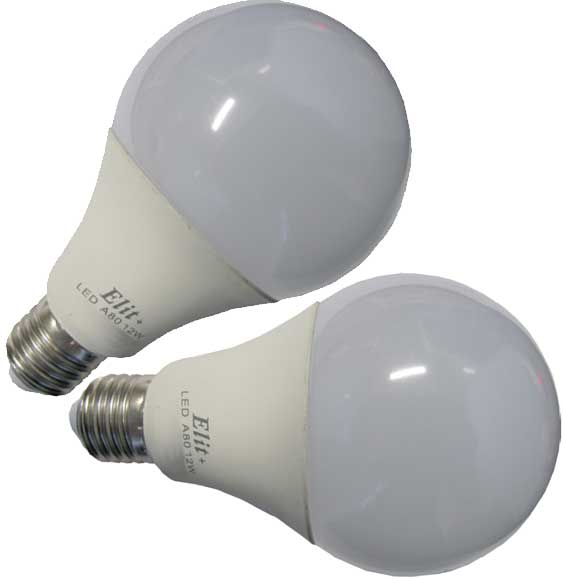 Dve LED A80 sijalice 6500K 12W E27 Elit+ EL 1344