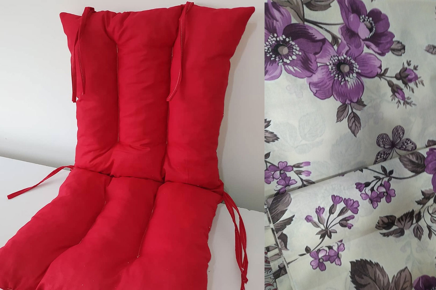 Jastuk Za Stolicu Sa Naslonom 45 x 90 cm Violet FLO