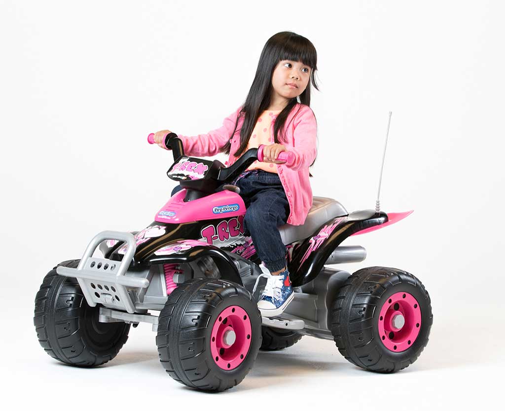 Peg Perego Dečiji kvad motor na akumulator 12V Corral T-Rex Pink