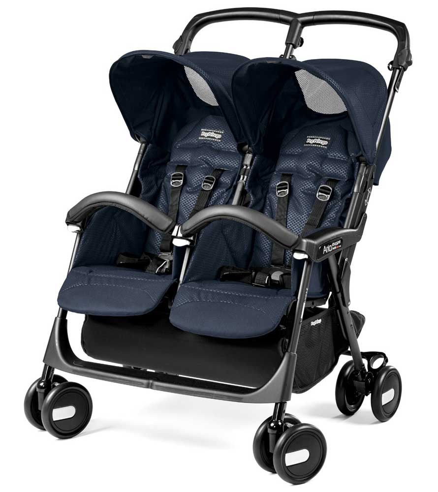 Peg Perego Kolica za blizance Aria Shopper Twin Mod Navy
