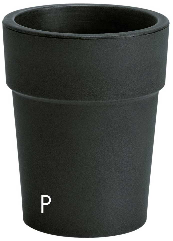 Ukrasna saksija Evolution Matt Ares 40cm Black