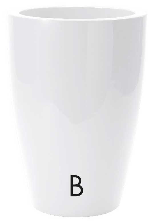 Saksija Evolution Gloss Tylus White - Image 1