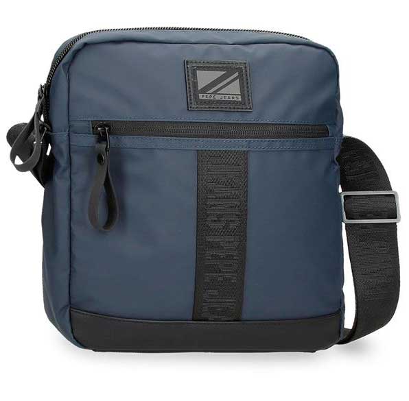 Torbica 27cm sa pregradom za tablet Pepe Jeans Hoxton blue 73456