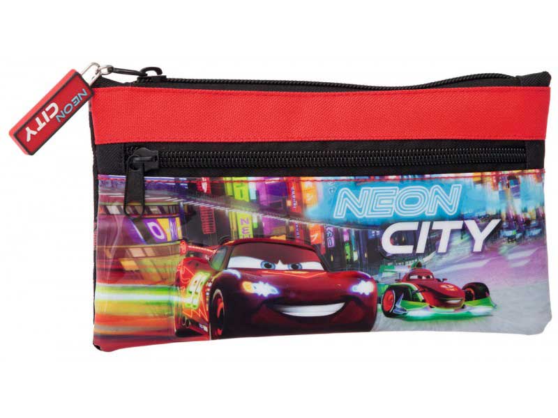 Disney Školska pernica Cars Neon City