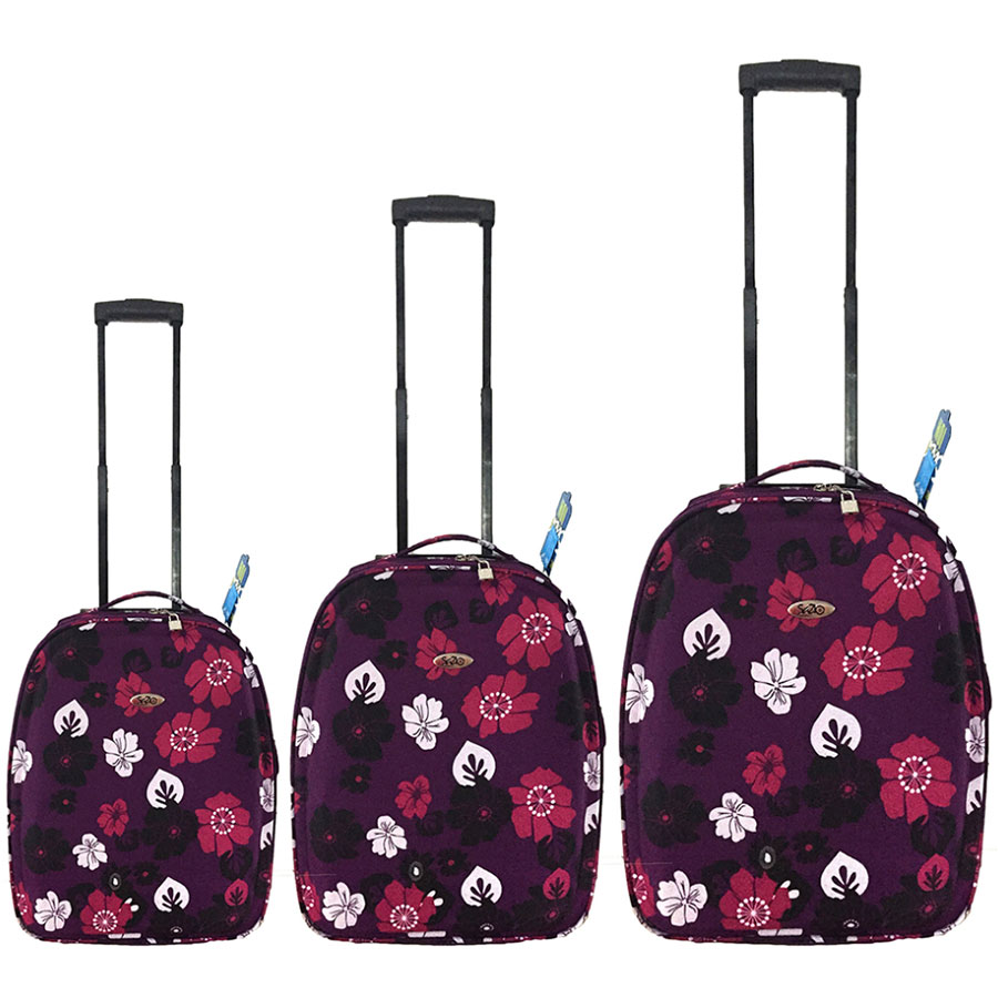 Komplet Od 3 Kofera Sazio York Flowers