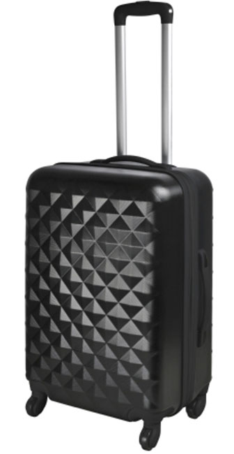 Putni Kofer Sa 4 Točka Tvrdi Black 67cm 0288361