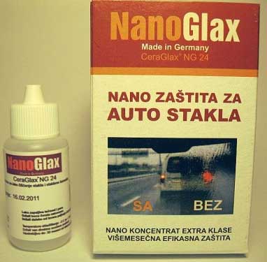 Nanoglax sredstvo za zaštitu auto stakala i bolju vidljivost - Image 1