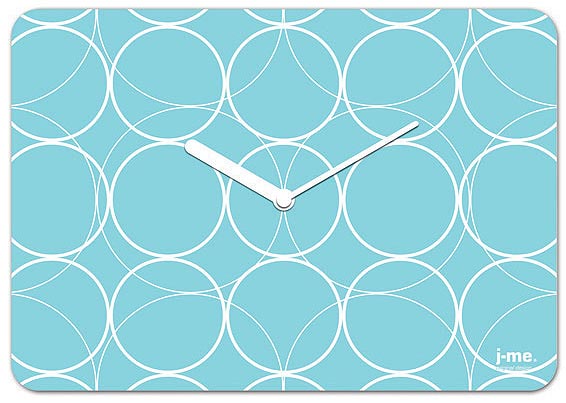 J-me zidni sat kružići plavi