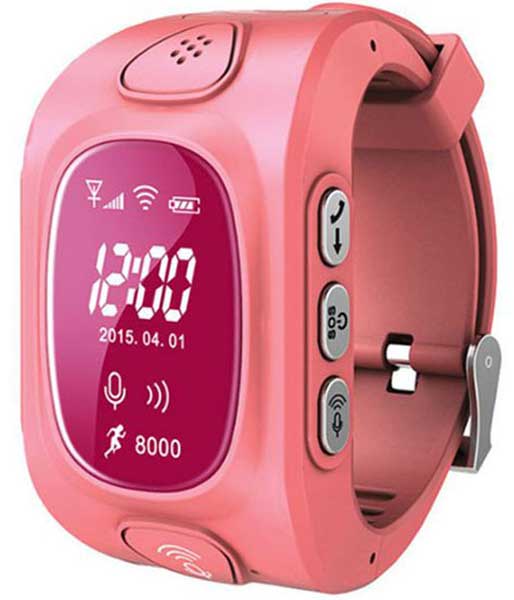 Dečiji sat sa funkcijama GPS lokatora i telefona roze - Image 1