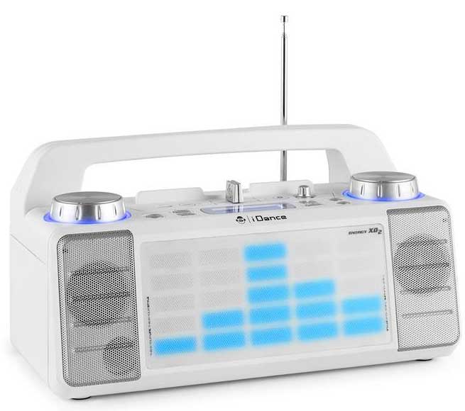 Prenosni 2.1 Bluetooth zvučnik za žurke iDance XD2 White 025222