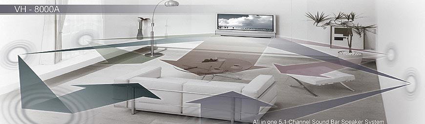 5.1 zvučni sistem za LCD i Plazma televizore u jednoj kutiji