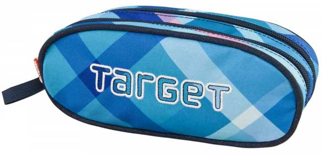 Target Pernica - polukružna sa 2 zipa Blue 00777