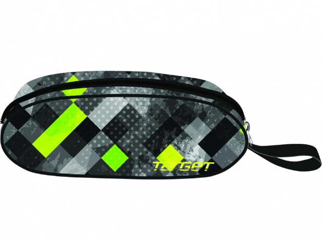 Target Pernica - polukružna sa 1 zipom Allover Green 16278