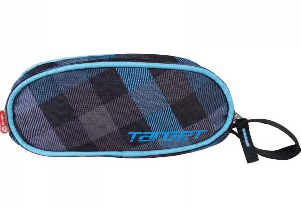 Target Pernica - polukružna sa 1 zipom Allover Blue City 16289