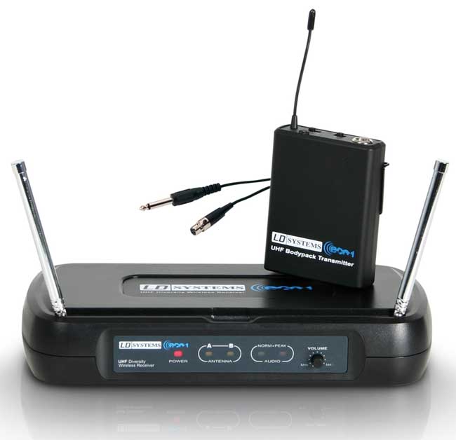 Bežični set za mikrofon ili instrument LD Systems ECO 2 BPG