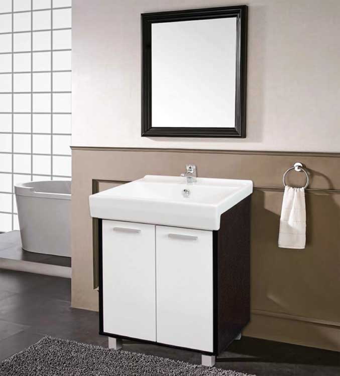 Kupatilski set Merkur Semi 550 sa umivaonikom i ogledalom - Image 1