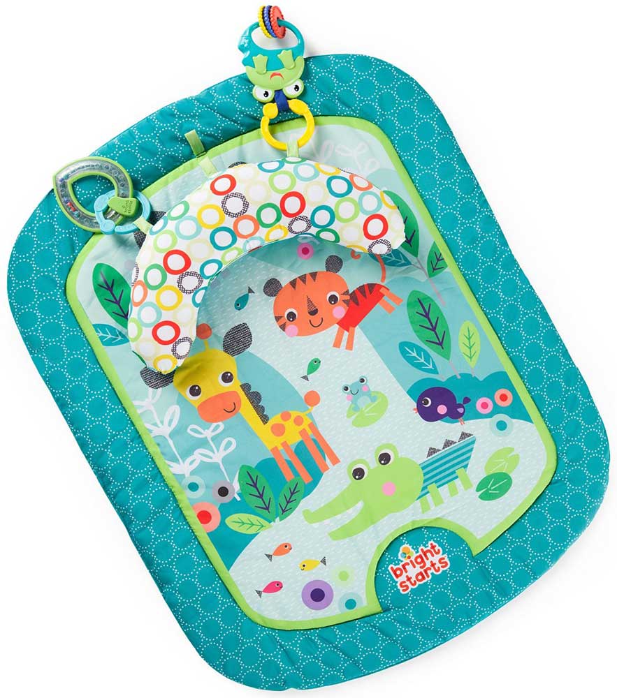 Bright Starts Bebi prostirka za igru sa jastučićem Splashin Safari